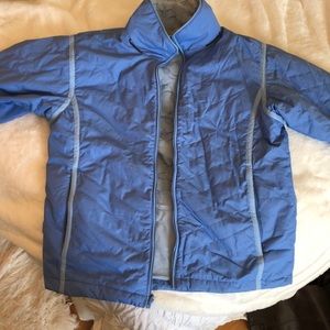 Columbia blue vortex shell jacket